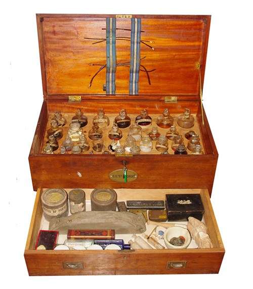 Sea chest filled with medicine