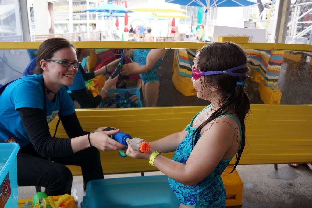 Wetworld and water pistol