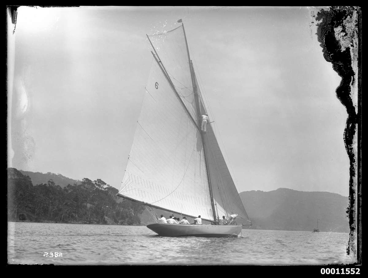 Rawhiti at Pittwater c 1920 Photographer: William J Hall ANMM Collection