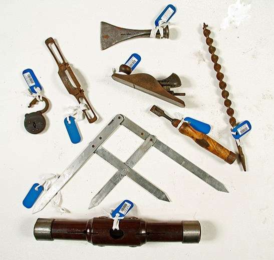 Selection of shipwright tools