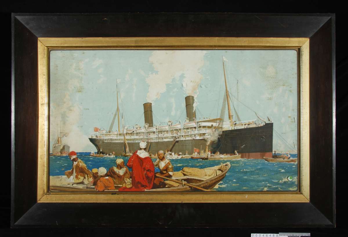 Ophir in the Suez Canal by Frank Brangwyn, 1900