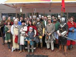 Viking age reenactors at the museum in 2006