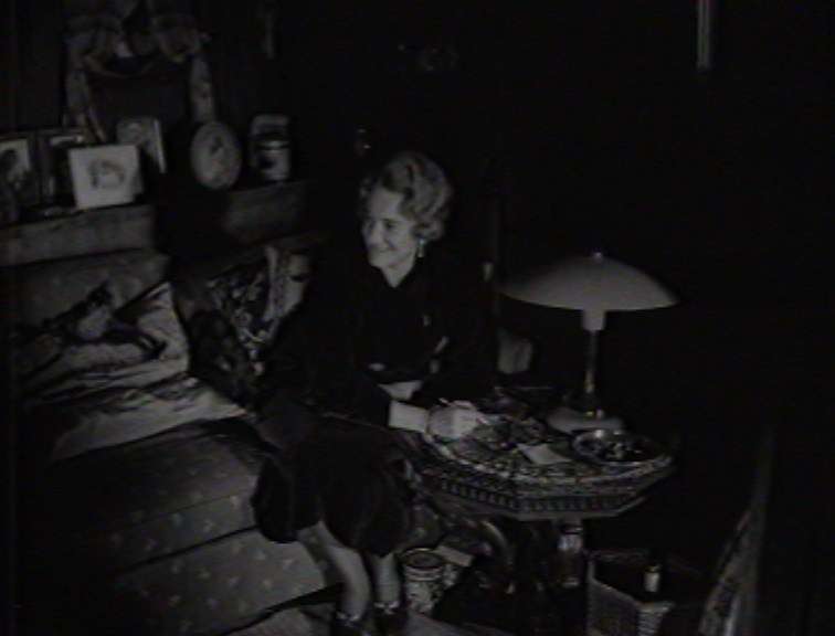 Countess Ingeborg von Luckner on Seeteufel. Screen capture reproduced courtesy of National Film and Sound Archive of Australia