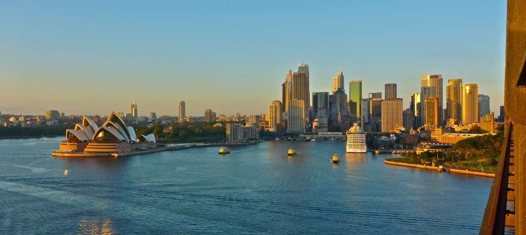 Photo of Sydney Harbour with Opera House in background