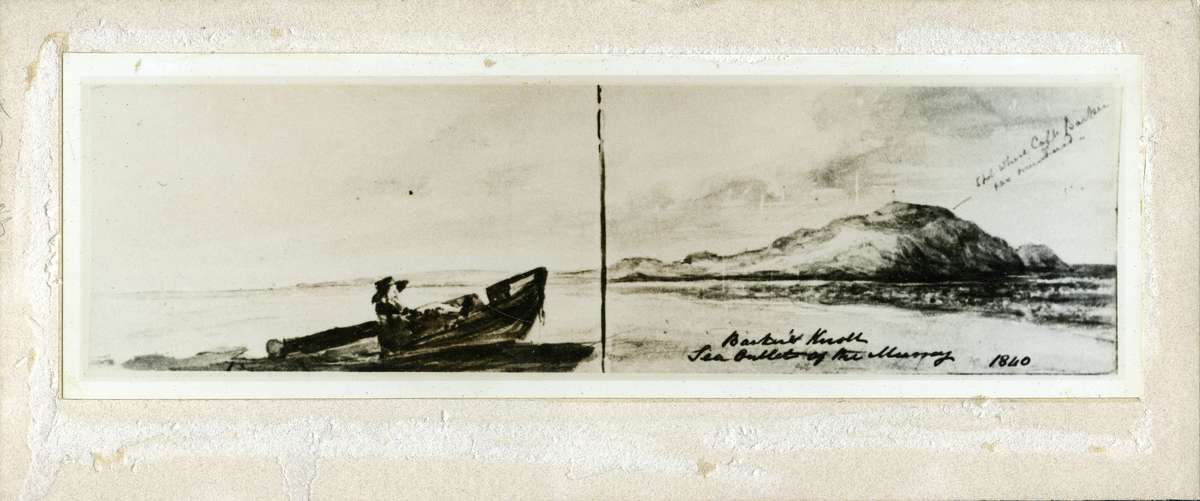 Barkers Knoll, sea outlet of the Murray 1840.  ANMM Collection