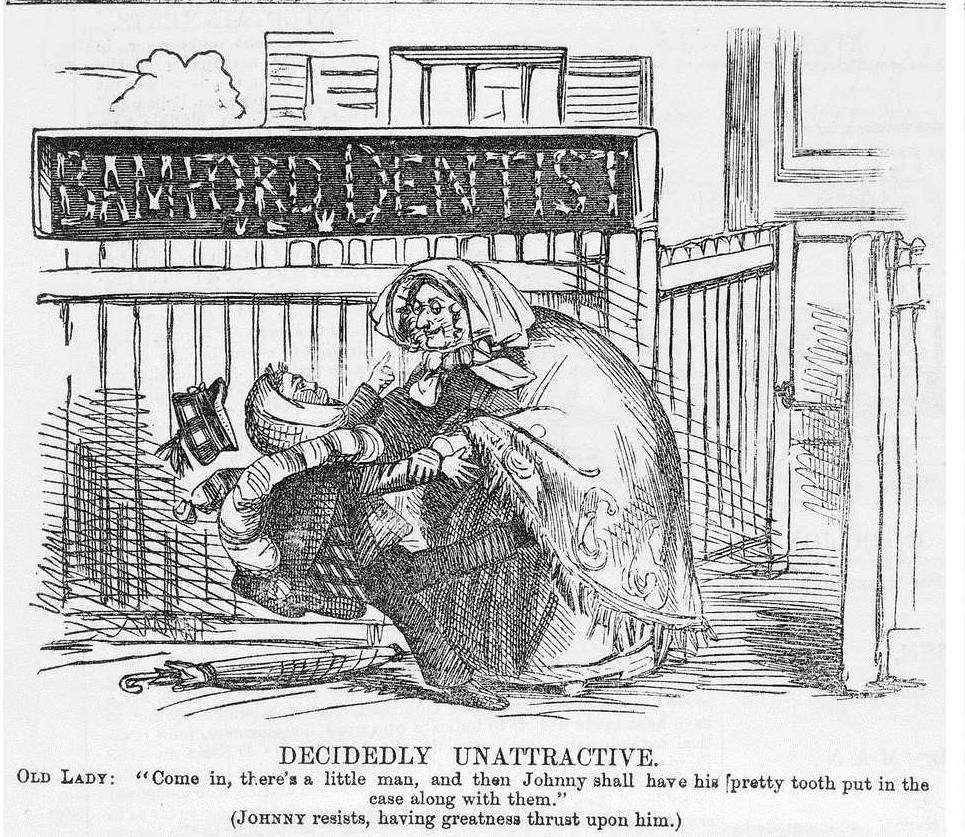 Old Lady: "Come in, there