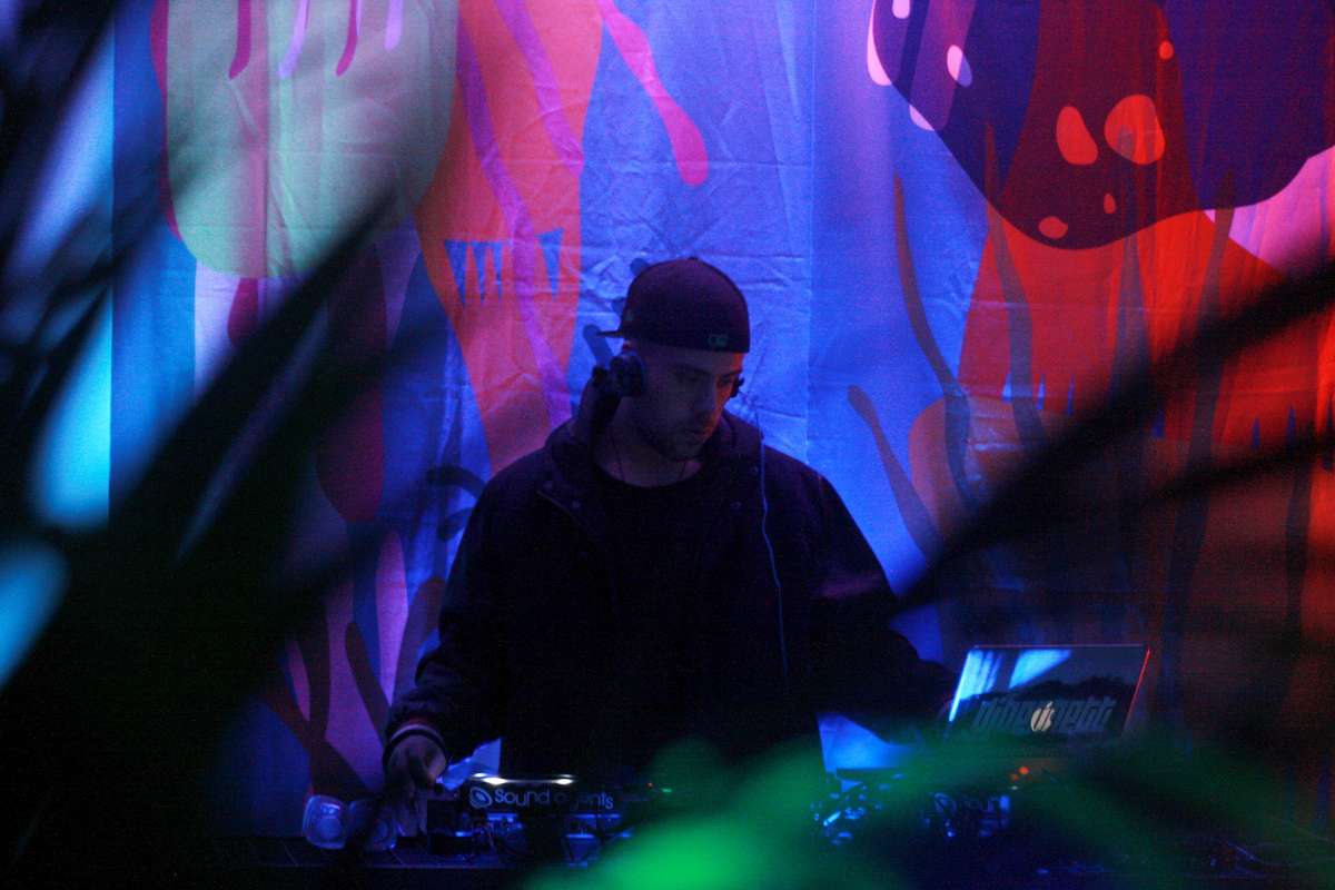 DJ Bennett, Mixing it up on Friday night...