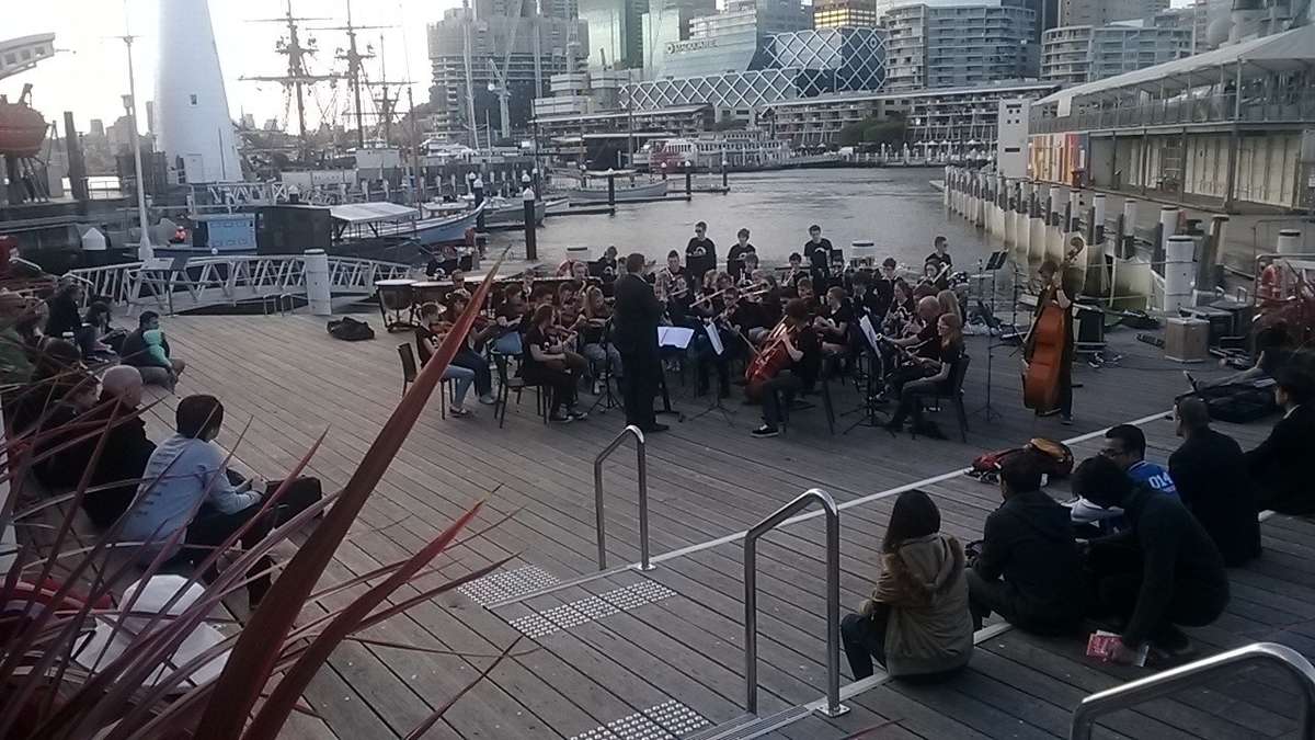 Cashmere Concert Band in full swing...