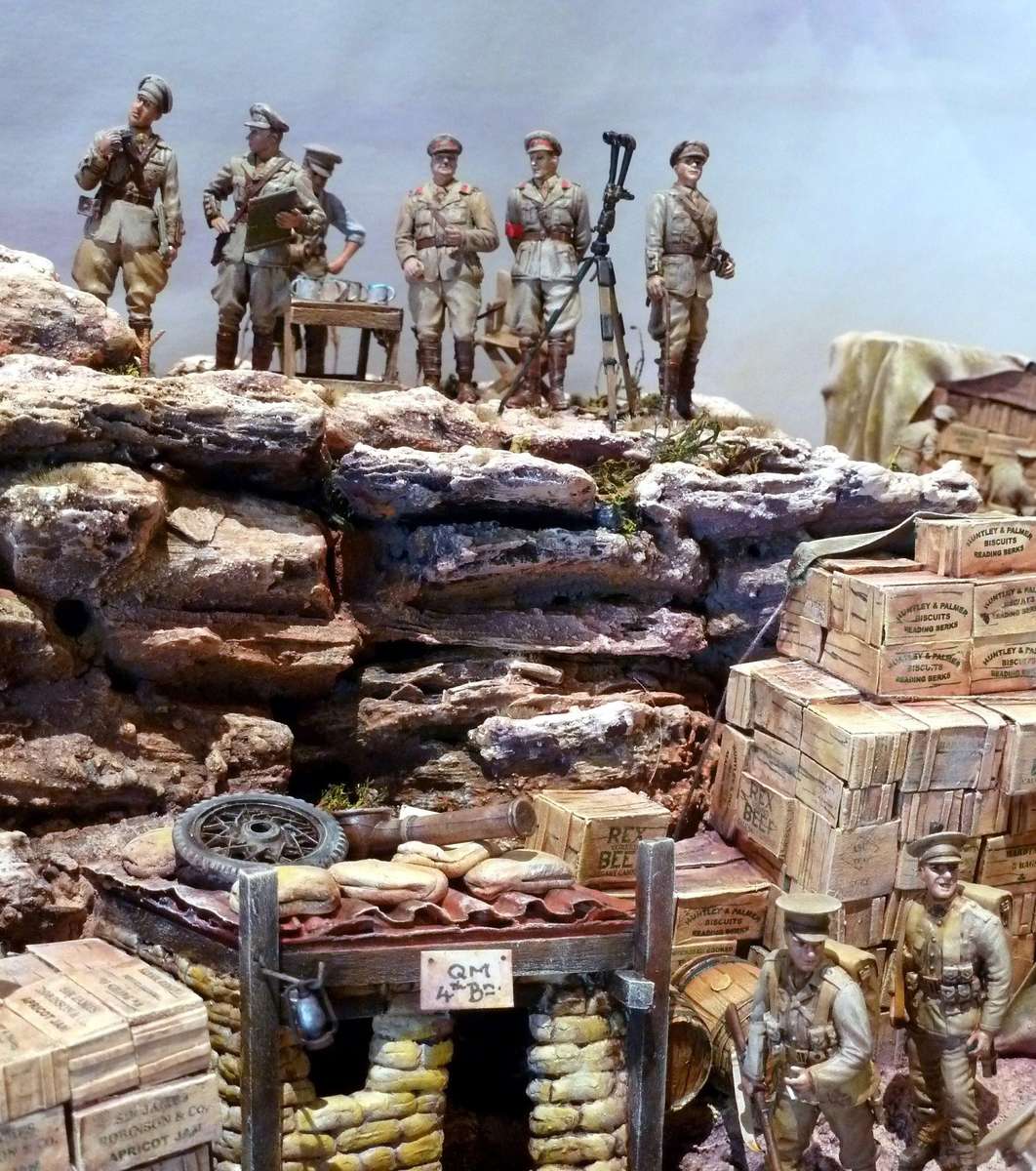 British officers at Suvla Bay