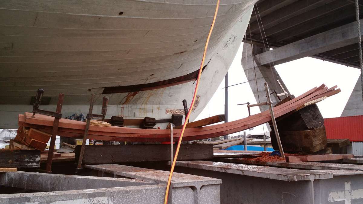 New timber for HMB Endeavour