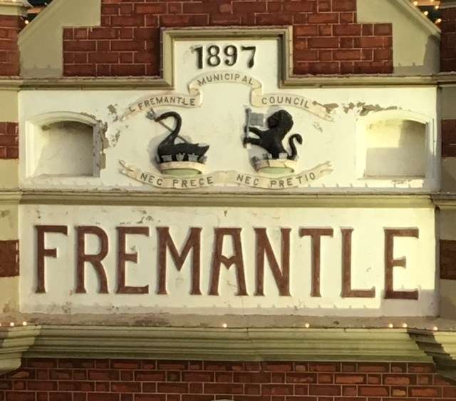 Detail from the Fremantle Markets building