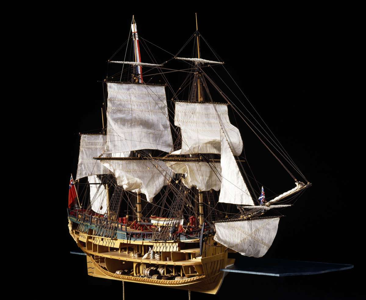 Endeavour scale replica. Object No.SLR0353. ®National Maritime Museum, London