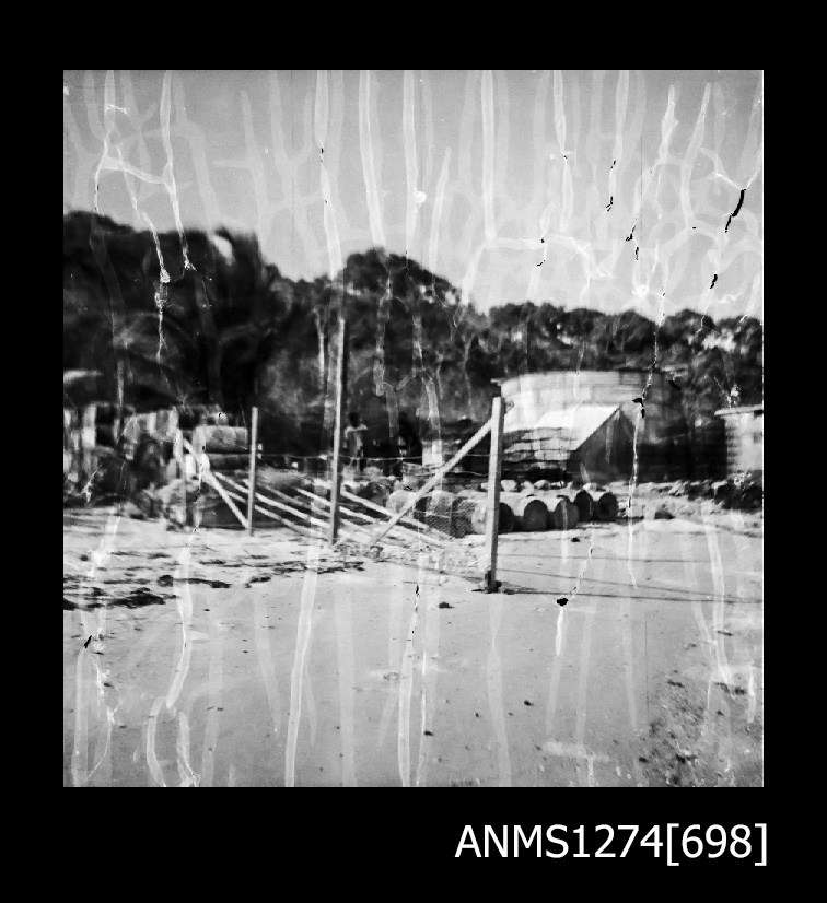 Channels of farrowing on a scanned negative. Image: ANMM Collection ANMS1274[698].