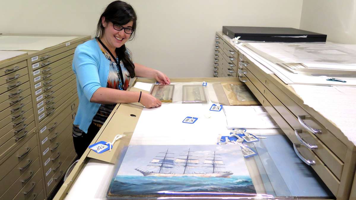 Paper conservator Lucilla Ronai. Image: ANMM. 