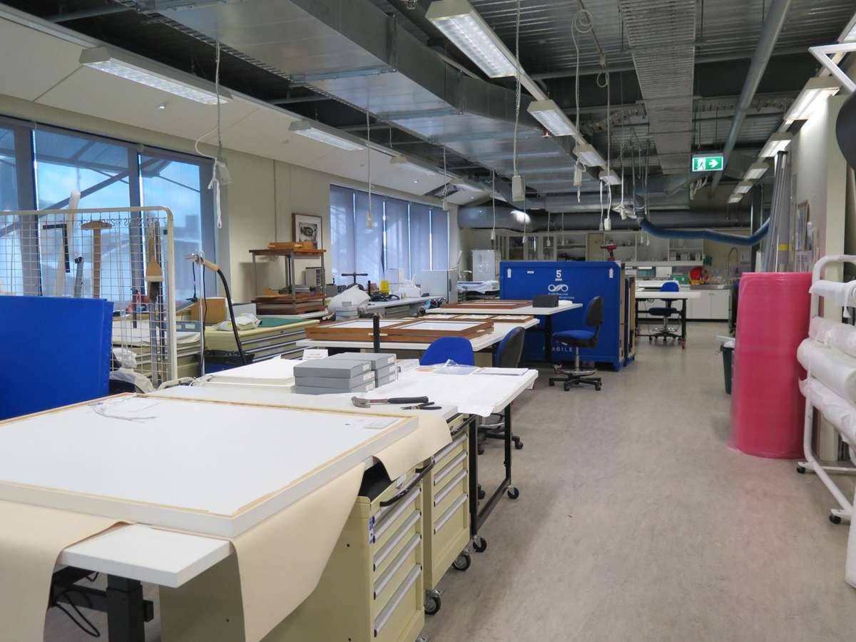 The conservation lab. Image: ANMM. 