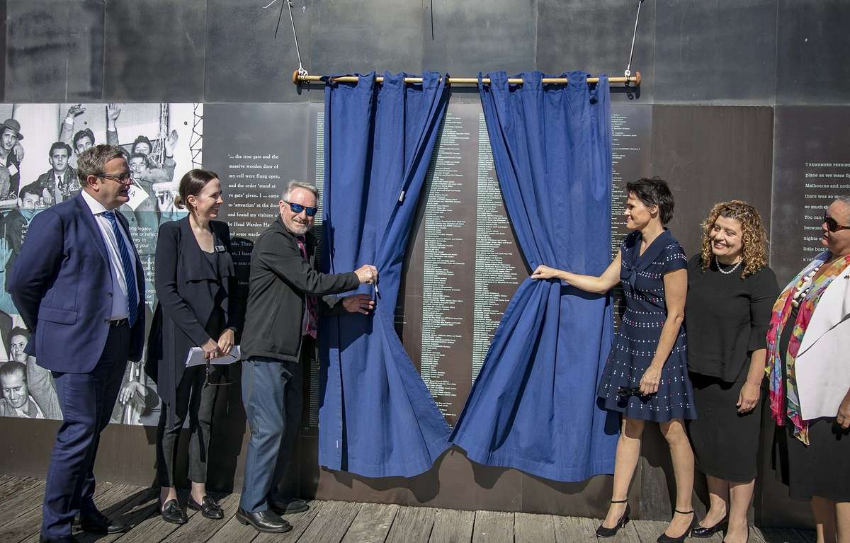 358 names were added to the Welcome Wall during a ceremony on Sunday 6 May 2018. It is the 79th bronze panel added to the Wall and there are now almost 30,000 names on the Wall, which celebrates Australia