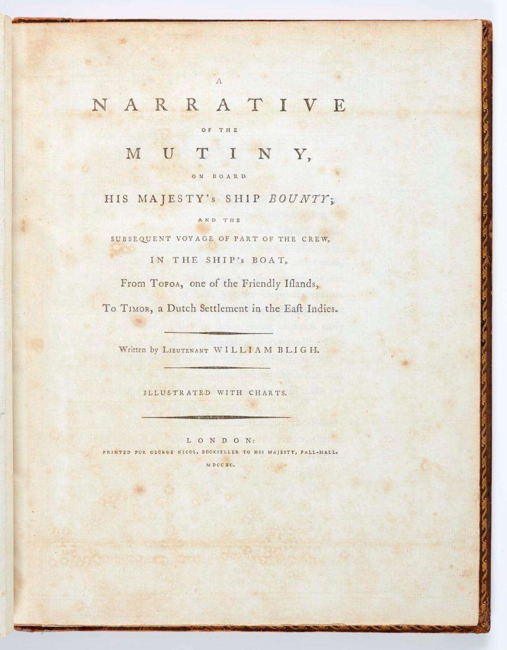 A Narrative of the Mutiny on Board His Majesty