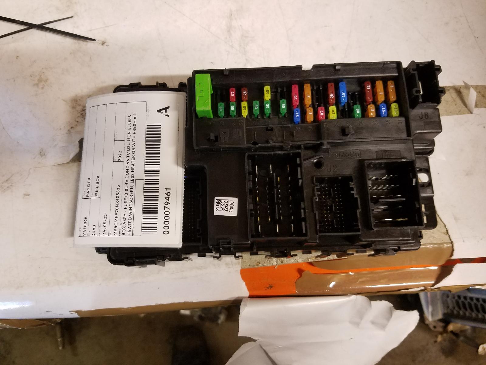 2022 Ford Ranger Fuse Box View Auto part Fuse Box Ford Ranger 2022
