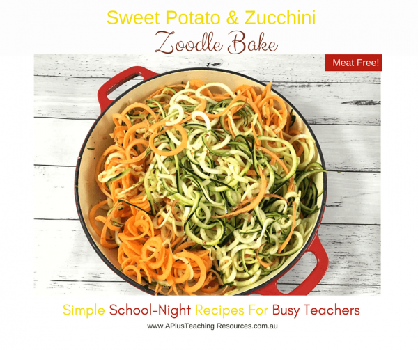 Sweet Potato & Zucchini Noodles Sweet Potato & Zucchini Noodles