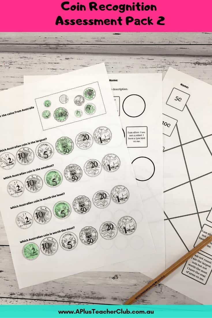 Assessment Kit For teaching Australian money