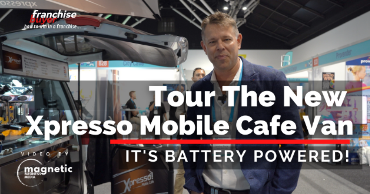Look inside the Xpresso Mobile Cafe new battery powered van!