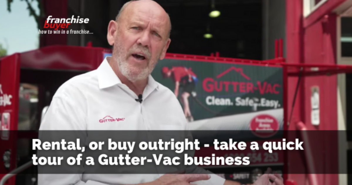 Rental, or buy outright a quick tour of a GutterVac business