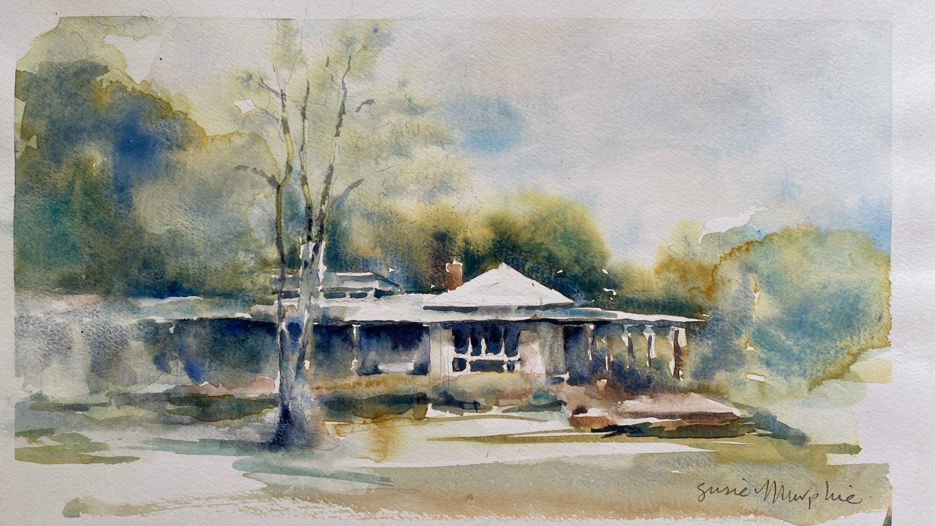 Simple Paintings Of Houses
