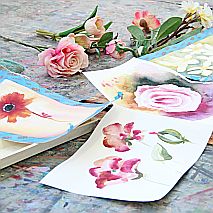 Watercolour Workshop | Painting Flowers Loose and Vibrant | Susie Murphie