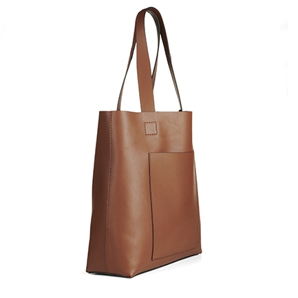 H-BROOKLYN BAGS IN SADDLE TAN