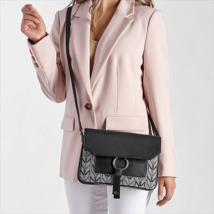 H-CINTY2 BAGS IN BLACK/WHITE