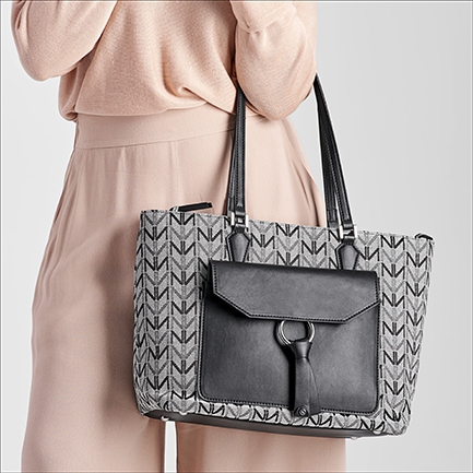 H-DYLANA2 BAGS IN BLACK/WHITE