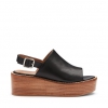 MORA SH  WEDGES IN BLACK