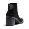 CINDI BOOTS IN BLACK CROC