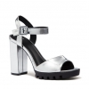 VOLKA HEELS IN SILVER