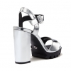 VOLKA HEELS IN SILVER