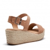 BREEZY WEDGES IN ALMOND