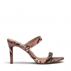 ELEMENTS HEELS IN BLUSH SNAKE