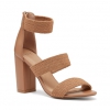 MAARLA HEELS IN ALMOND