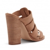 FEEFEE PEEP TOE IN CAMEL