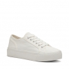CABAS FLATS IN WHITE