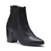 KENNA BOOTS IN BLACK SMOOTH