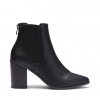 KENNA BOOTS IN BLACK SMOOTH