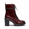 HALSEY BOOTS IN BURGUNDY