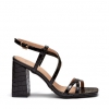 ZAFIRA HEELS IN BLACK CROC