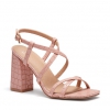 ZAFIRA HEELS IN PEACH CROC