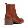 DISK BOOTS IN TAN