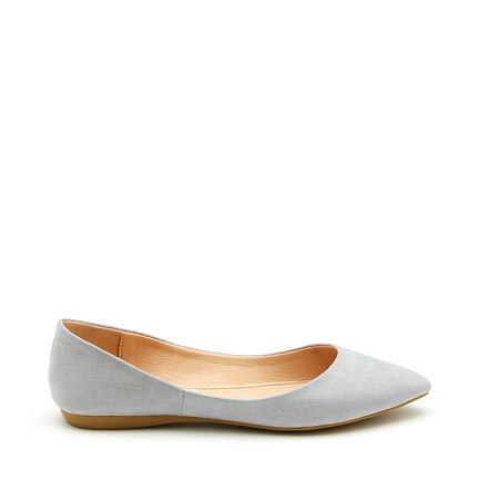 flat light blue shoes