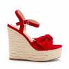 MINDY SH  WEDGES IN RED