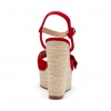 MINDY SH  WEDGES IN RED