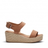BREEZY WEDGES IN ALMOND